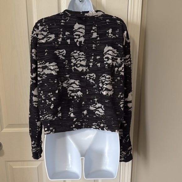 BOBI Destroyed Knit Cropped Sweatshirt - Picture 5 of 7